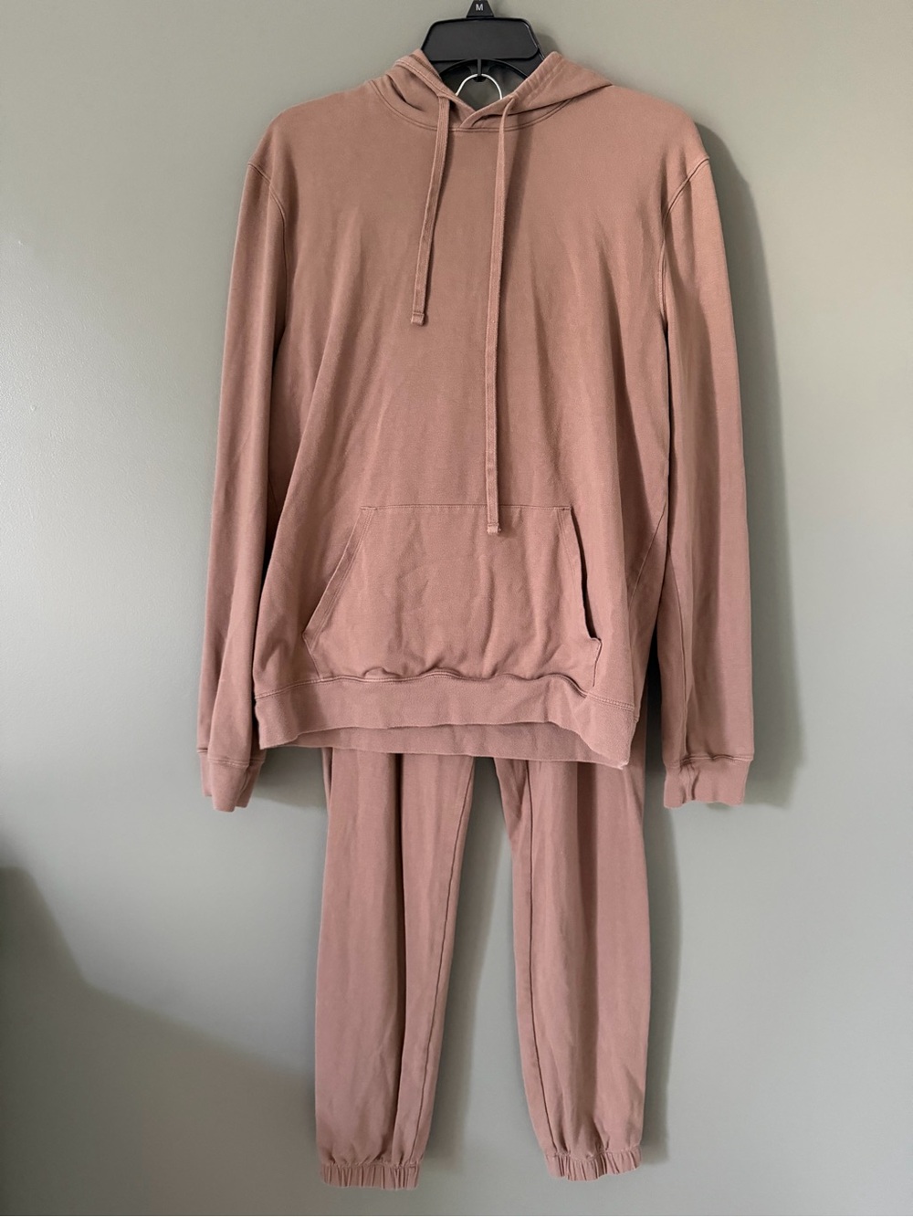 Skims Lounge Set Jersey Cotton Hoodie Jogger Unisex Men’s XS Brown